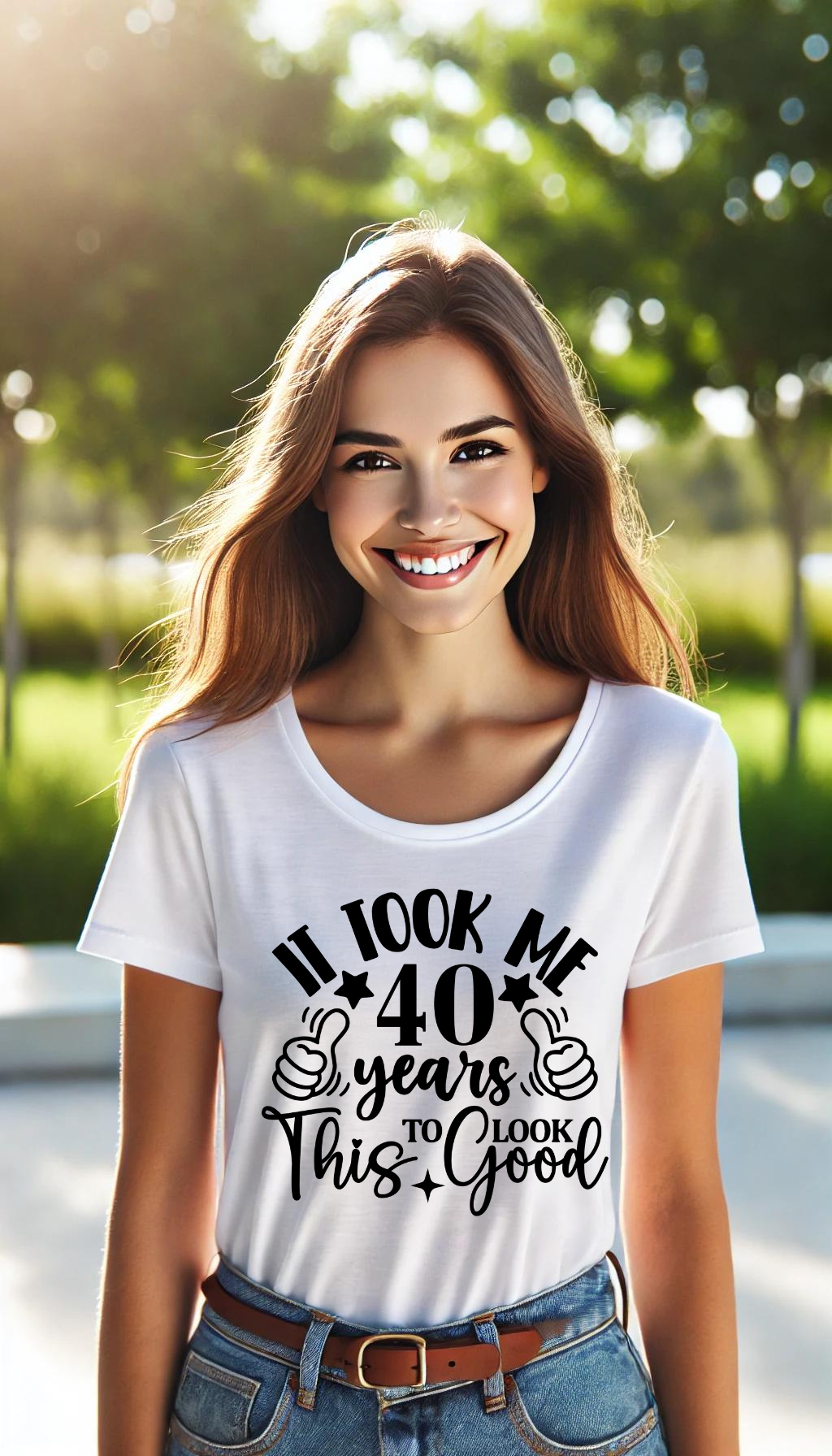 40th Birthday T-Shirt for woman