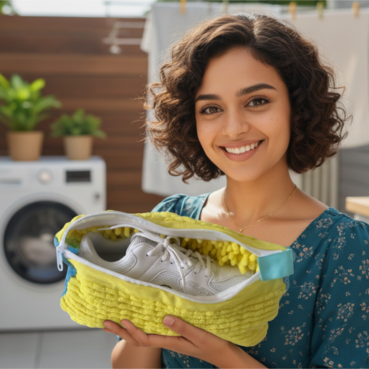 shoe washing bag 